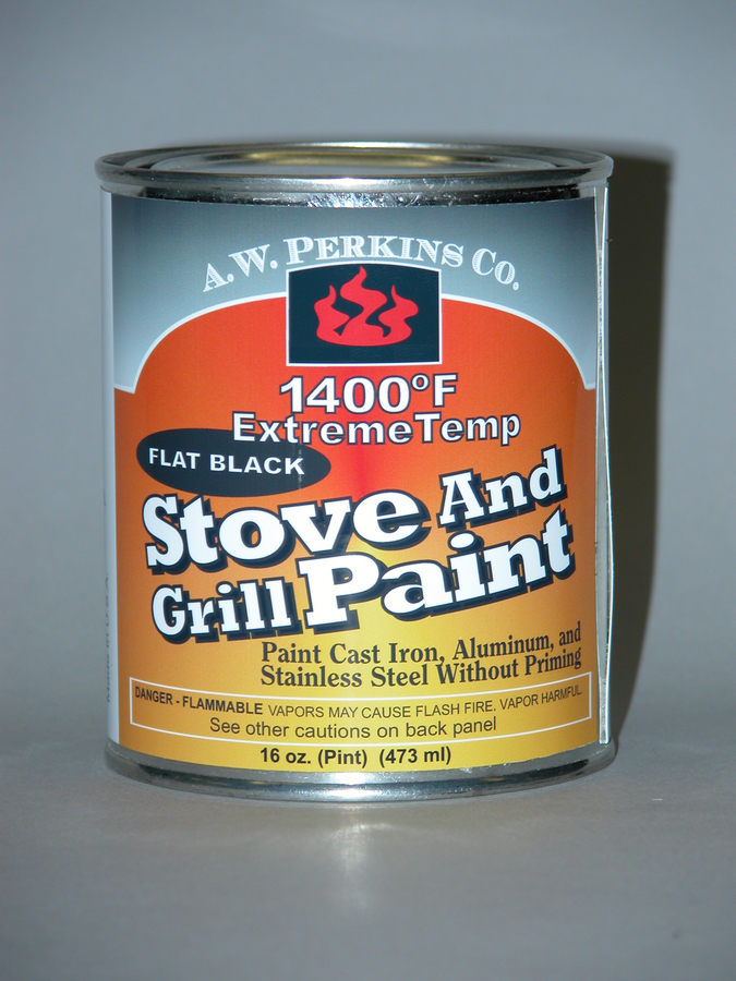 1400 degree fahrenheit Stove PaintSpray Black, No HAPS, rust